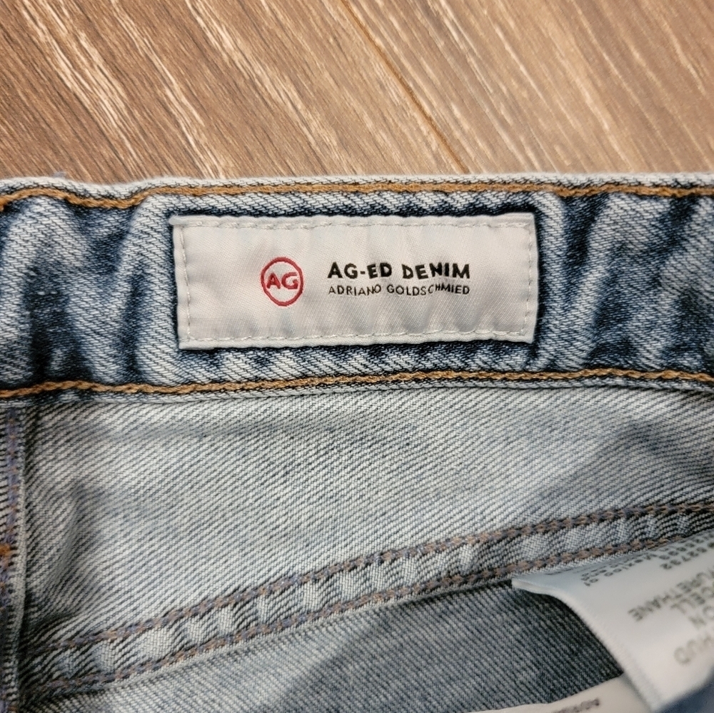 AG Adriano Goldschmied Blue Boyfriend Jeans - Picture 8 of 11